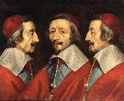 CERUTI, Giacomo Triple Portrait of Richelieu kjj Germany oil painting reproduction